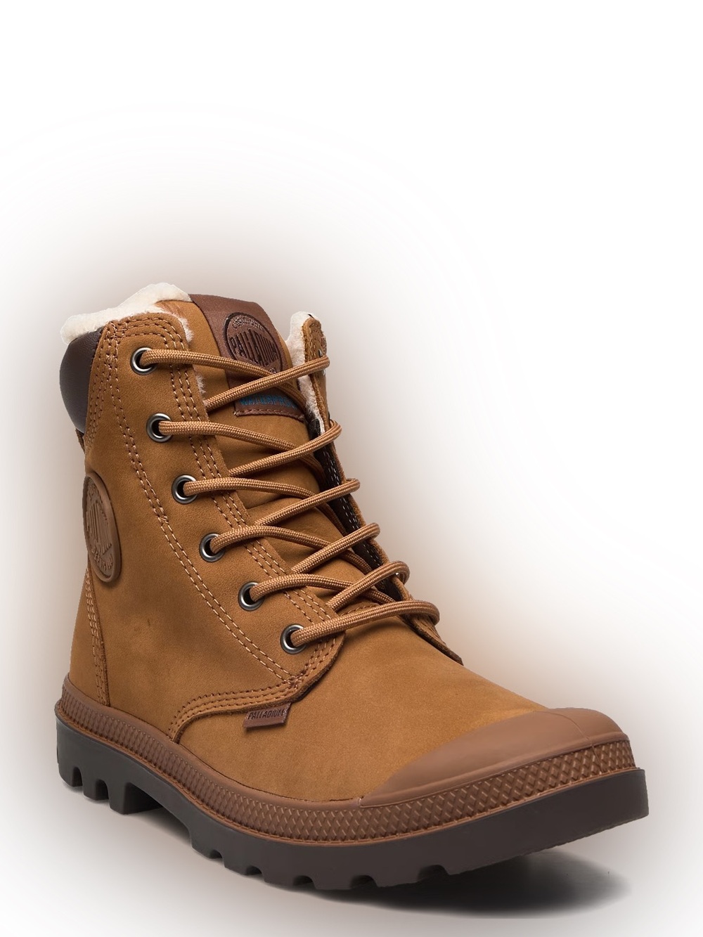 NIB unisex PALLADIUM BOOTS AND PAMPA SPORT CUFF WP BROWN ANKLE BOOTS